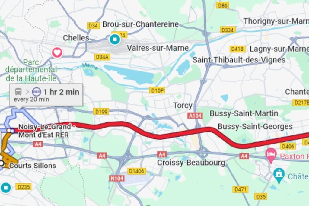 Charme & Confort T2 Lumineux Entre Paris And Disney วิลลิเยร์-ซูร์-มาร์น ภายนอก รูปภาพ